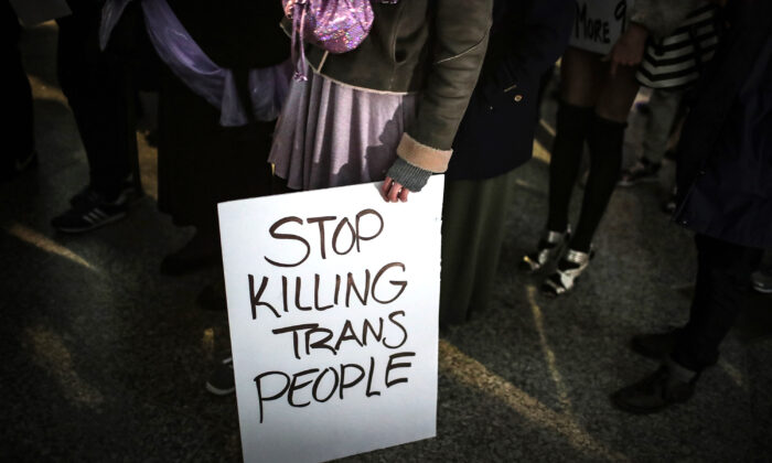 Manifestants pro-transgenre à Chicago le 3 mars 2017. (Scott Olson/Getty Images)