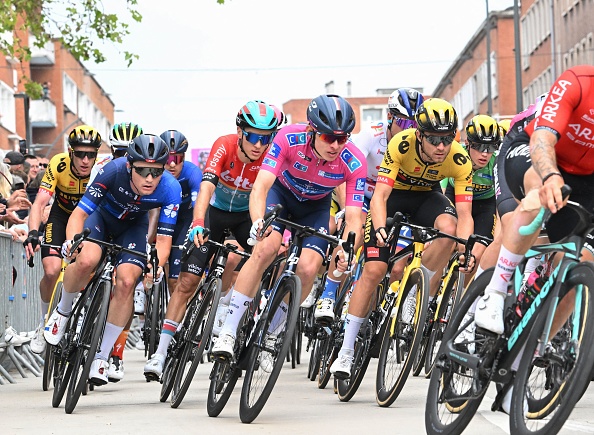 La sixième étape de la course cycliste des "4 jours de Dunkerque", entre Lievin et Dunkerque, le 21 mai 2023.  (FRANCOIS LO PRESTI/AFP via Getty Images)
