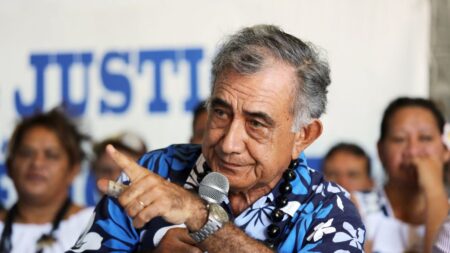 Polynésie: Oscar Temaru relaxé dans une affaire de prise illégale d’intérêts