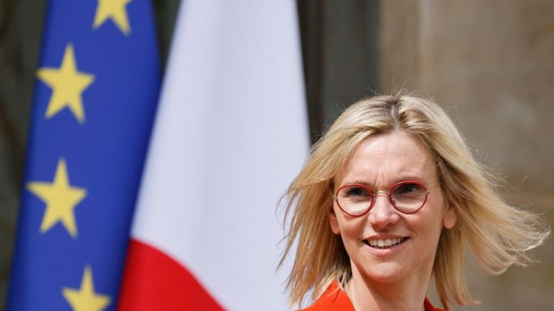 La ministre française de la Transition énergétique Agnès Pannier. (Photo  LUDOVIC MARIN/AFP via Getty Images)