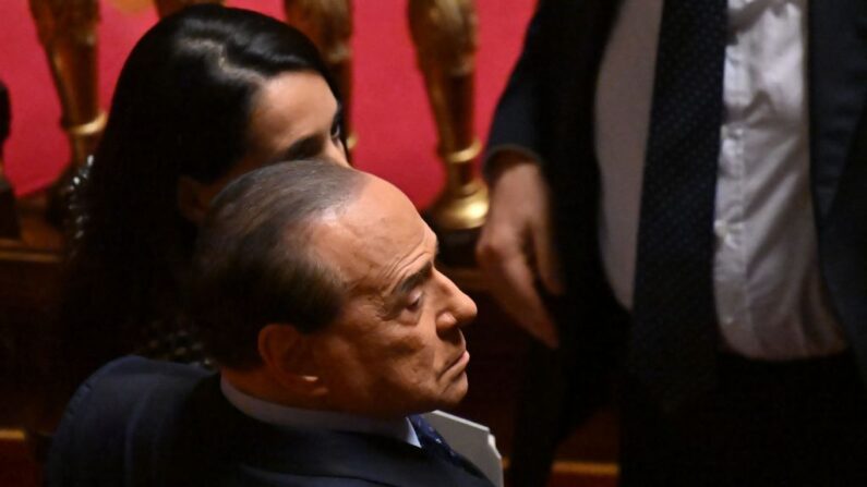 Silvio Berlusconi, le 26 octobre 2022. (Photo ALBERTO PIZZOLI/AFP via Getty Images)