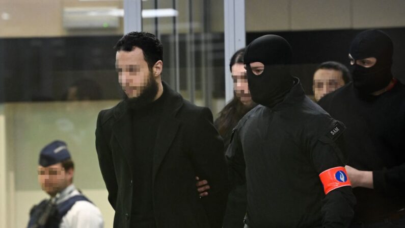 L'accusé Salah Abdeslam. (Photo JOHN THYS/POOL/AFP via Getty Images)