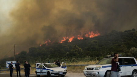 Multiples incendies en Grèce : «journée difficile» pour les pompiers