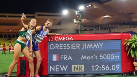 Athlétisme: Jimmy Gressier bat le record de France du 5000 mètres à Monaco
