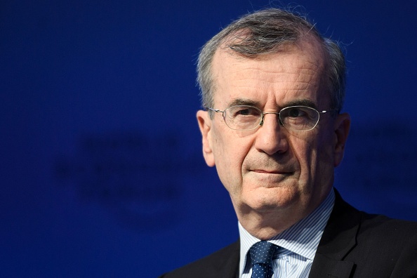 Le gouverneur de la Banque centrale de France François Villeroy de Galhau. (Photo FABRICE COFFRINI/AFP via Getty Images)