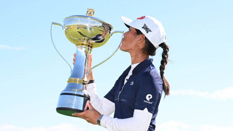 Céline Boutier a remporté le Scottish Open de golf à Ayrshire, sur le circuit LPGA. (Photo : Octavio Passos/Getty Images)