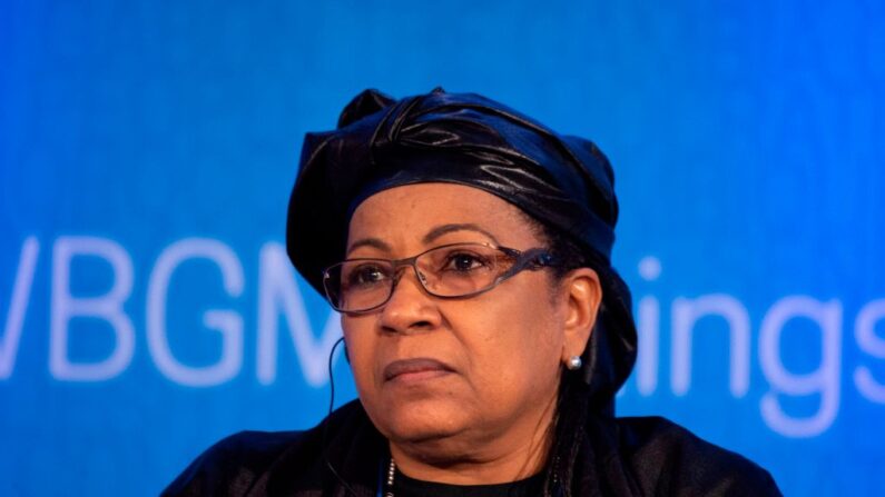 Aïchatou Boulama Kané ambassadrice du Niger en France. (Photo ERIC BARADAT/AFP via Getty Images)