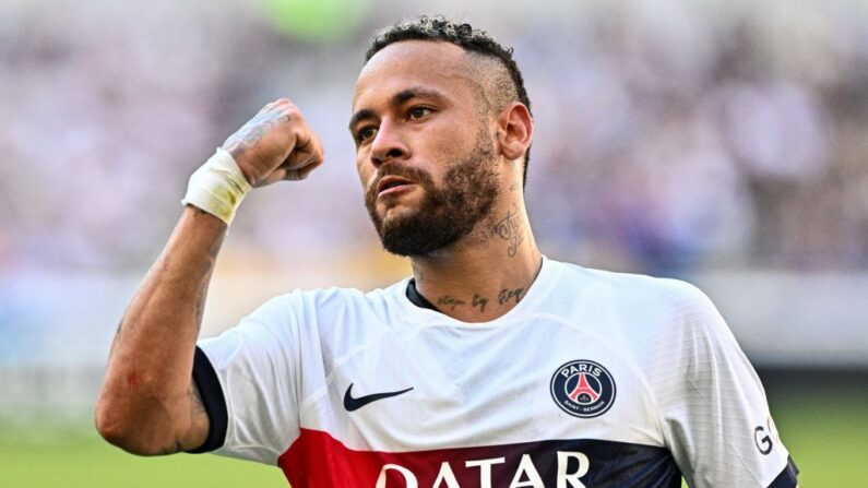 Neymar a mis un terme à son aventure parisienne en filant à Al-Hilal. (Photo : ANTHONY WALLACE/AFP via Getty Images)