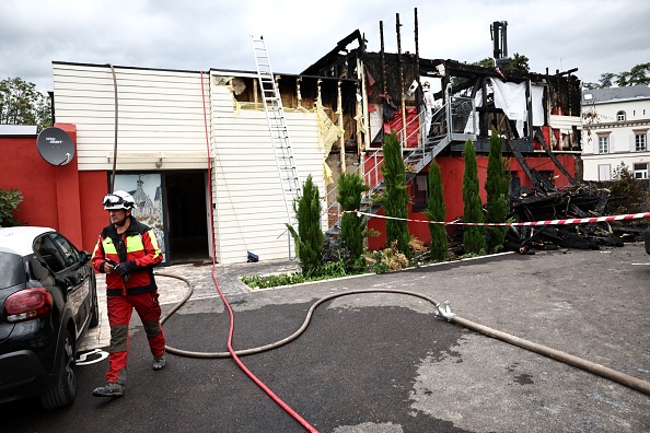 La mairie de Wintzenheim a été perquisitionnée jeudi « dans le cadre de l'enquête concernant l'incendie de La Forge ». (Photo SÉBASTIEN BOZON/AFP via Getty Images)