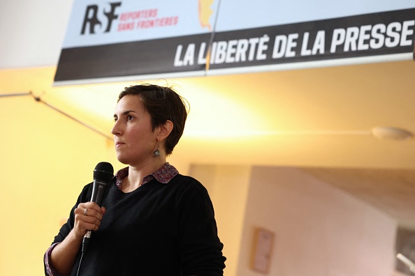 La journaliste Ariane Lavrilleux. (Photo THOMAS SAMSON/AFP via Getty Images)