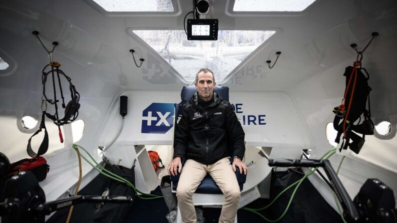 Armel Le Cléac'h a signé dimanche sa première victoire en huit participations sur la Transat Jacques-Vabre à Fort-de-France (Martinique), un résultat qui "fait du bien" au navigateur. (Photo : LOIC VENANCE/AFP via Getty Images)