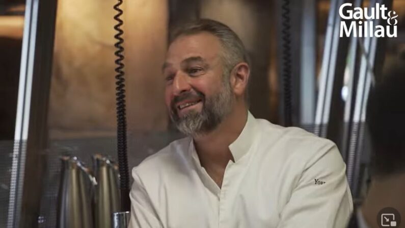 Le chef Yoann Conte. (Capture d'écran Gault&Millau)