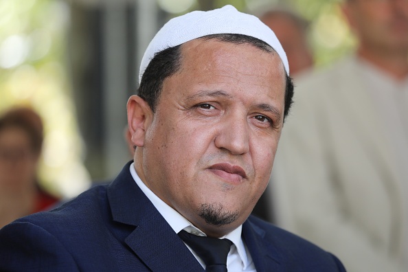 Hassen Chalghoumi, l’imam de Drancy (Seine-Saint-Denis) et président de la conférence des imams de France.  (LUDOVIC MARIN/AFP via Getty Images)