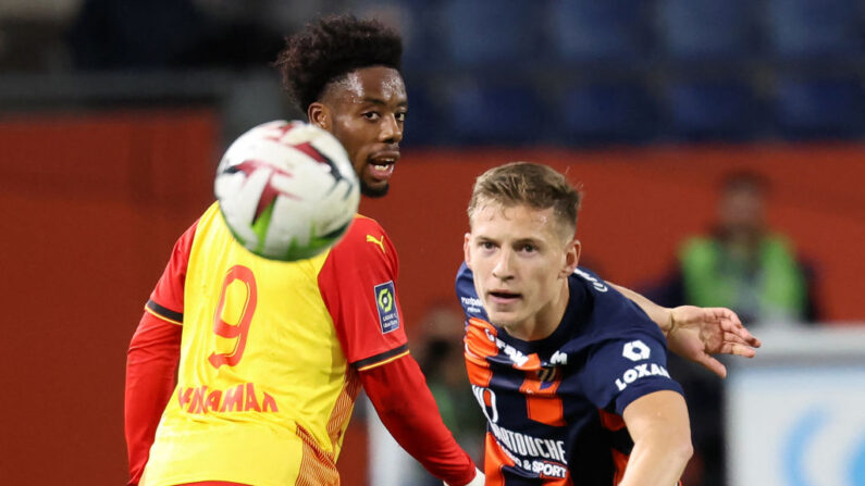 Lens a concédé le nul (0-0) à Montpellier, vendredi en ouverture de la 15e journée de Ligue 1. (Photo : PASCAL GUYOT/AFP via Getty Images)