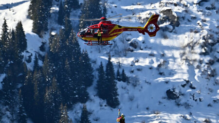 Ski: évacuation en hélicoptère d’Alexis Pinturault après une lourde chute dans le super-G de Wengen