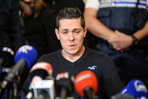 Jonathann Daval, le mari d'Alexia Daval assassinée, avait montré le visage d'un veuf éploré dans les médias. (Photo SEBASTIEN BOZON/AFP via Getty Images)