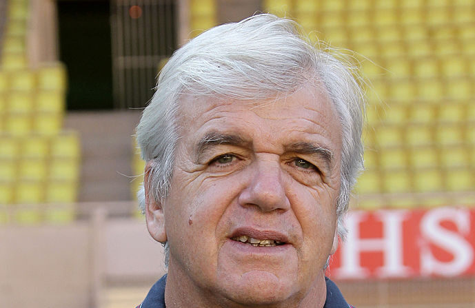 Jean Petit, ancien joueur et entraîneur de l’AS Monaco, élu joueur de l'année en 1978, est décédé mardi à l'âge de 74 ans, a annoncé le club monégasque. (Photo : VALERY HACHE/AFP via Getty Images)
