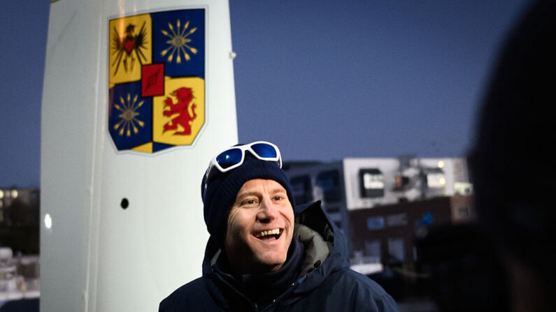 Charles Caudrelier, largement en tête de l'Ultim Challenge, a franchi mardi le symbolique Cap Horn, au sud de l'Amérique latine. (Photo : LOIC VENANCE/AFP via Getty Images)