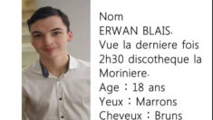 Deux-Sèvres: disparition d’Erwan, âgé de 18 ans, à la sortie d’une boîte de nuit, les recherches se poursuivent ce lundi