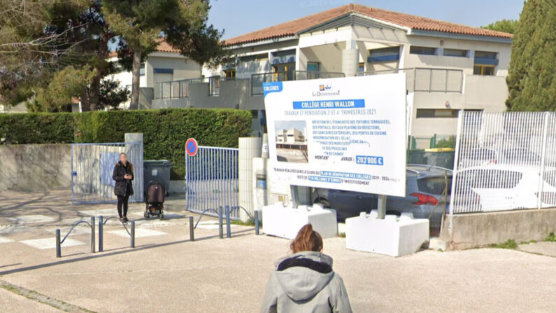 Collège Enseignement Secondaire Henri Wallon à La Seyne-sur-Mer (Var). (Capture d'écran Google Maps)