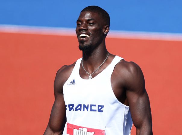 Mouhamadou Fall, quadruple champion de France du 100 mètres, risque jusqu'à deux années de suspension dans cette affaire. (Photo Naomi Baker/Getty Images)
