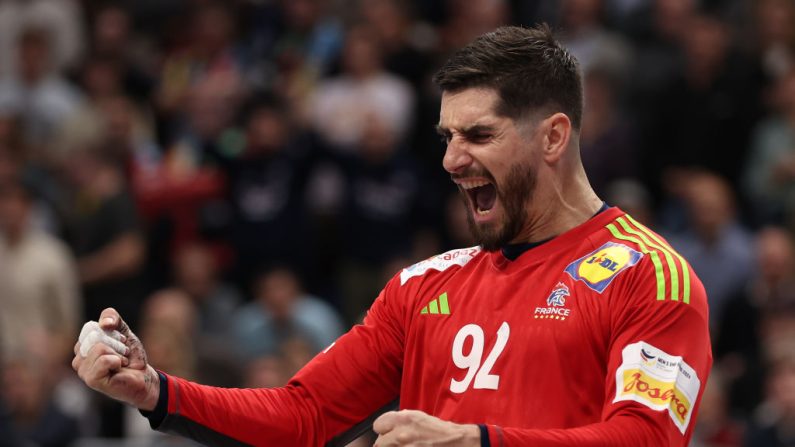 Montpellier a cravaché pour se hisser en quart de finale de la Ligue des champions de handball mercredi en dominant (30-24) Zagreb dans une rencontre longtemps tendue et heurtée. (Photo : Maja Hitij/Getty Images)