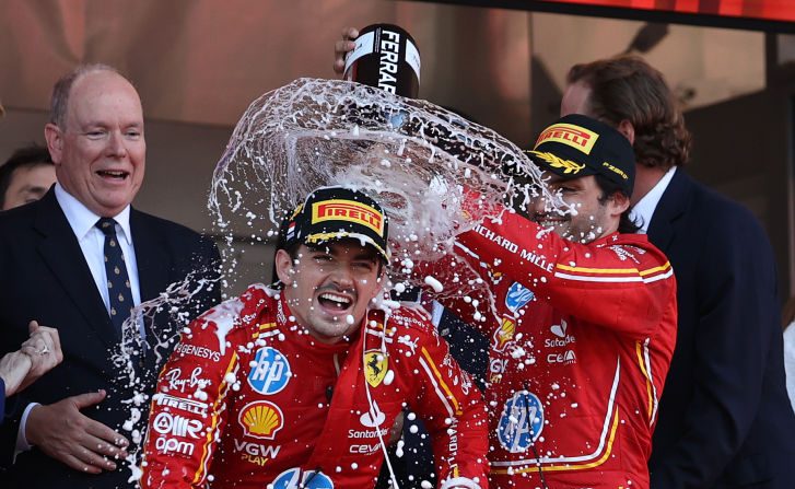 Le Monégasque Charles Leclerc a brisé la malédiction en remportant dimanche pour la première fois "son" Grand Prix national en Formule 1. (Photo : Ryan Pierse/Getty Images)