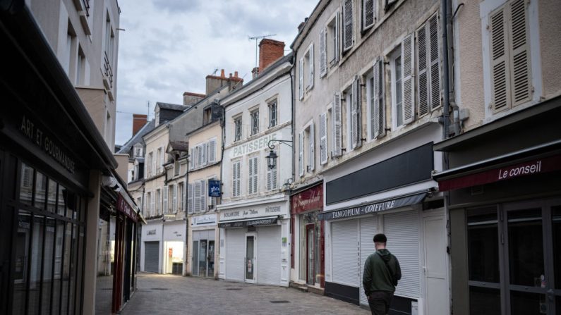 Une rue à Châteauroux. (Photo: MARTIN BUREAU/AFP via Getty Images)