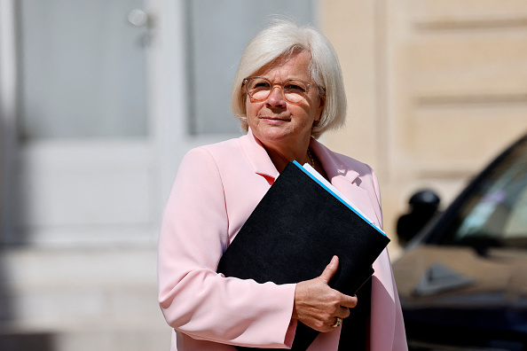 La ministre du Travail, de la Santé et des Solidarités Catherine Vautrin. (Photo LUDOVIC MARIN/AFP via Getty Images)