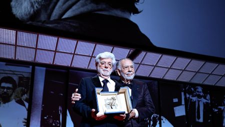 Cannes : George Lucas a reçu une Palme d’Or d’honneur de son ami Francis Ford Coppola