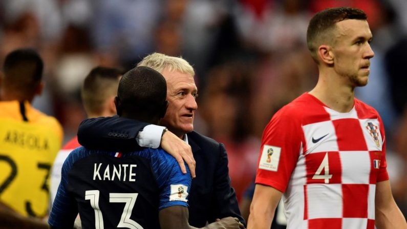 Didier Deschamps a créé une énorme sensation en rappelant jeudi en équipe de France N'Golo Kanté, cadre historique des Bleus, pour disputer l'Euro-2024. (Photo : CHRISTOPHE SIMON/AFP via Getty Images)