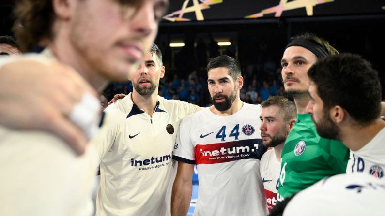 Le Paris SG s'est battu avec les honneurs jeudi en Catalogne (32-31) pour le dernier match européen de Nikola Karabatic, après avoir été écrasé à l'aller à domicile. (Photo : JOSEP LAGO/AFP via Getty Images)