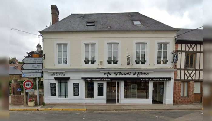 La boulangerie Au fournil d’Éloïse, à Montreuil-l’Argillé (Eure). (Capture d'écran Google Maps)