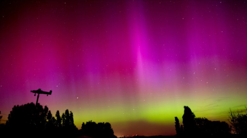 Des aurores boréales dans le nord de la France. (Photo: Maxime Mandin/Shutterstock)