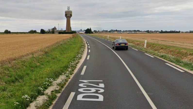 L'accident a impliqué trois véhicules sur la RD 921 à Bailleau-le-Pin, près de Chartres. (Capture d'écran Google Street View)