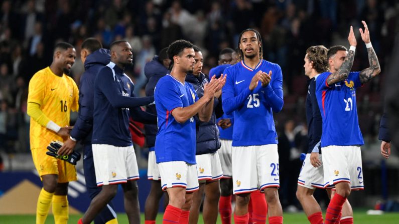 Le succès de l'équipe de France en amical contre le Luxembourg a été une "bonne première répétition" dans l'optique de l'Euro-2024, a estimé mercredi le sélectionneur Didier Deschamps. (Photo : JEAN-CHRISTOPHE VERHAEGEN/AFP via Getty Images)
