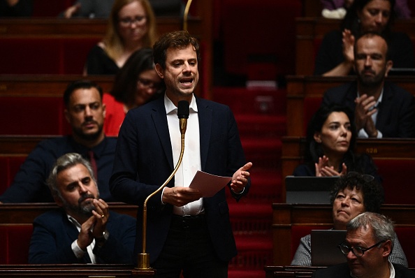 Paul Vannier menait les négociations pour La France Insoumise (LFI). (Photo CHRISTOPHE ARCHAMBAULT/AFP via Getty Images)