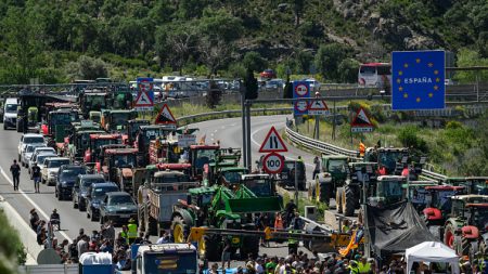 Les agriculteurs espagnols et français bloquent la frontière pour « peser » sur les européennes