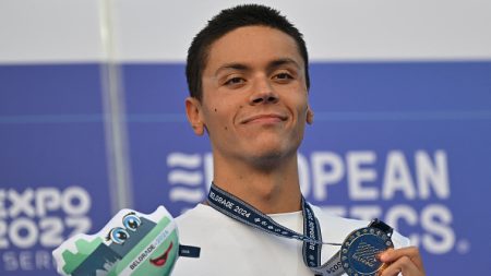 Euro de natation : le Roumain David Popovici frôle le record du monde du 100 m libre