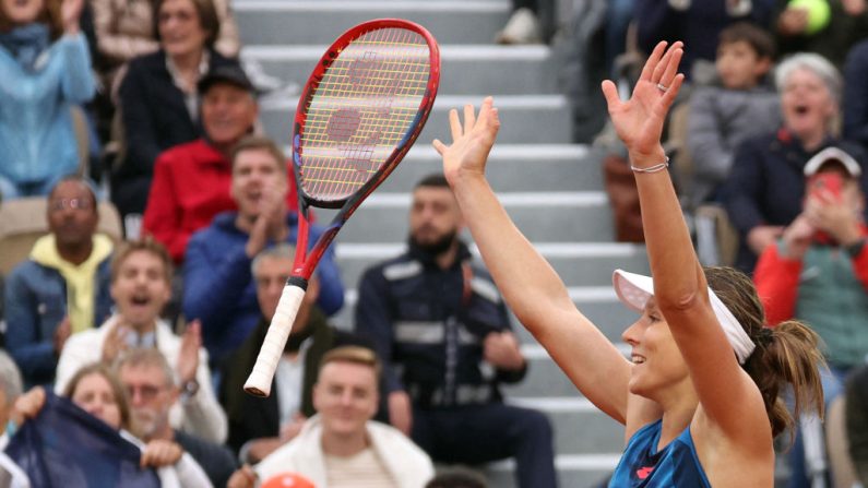 Varvara Gracheva s'est qualifiée samedi pour les huitièmes de finale, une performance inattendue avant cette quinzaine tant son début de saison fut laborieux. (Photo : ALAIN JOCARD/AFP via Getty Images)