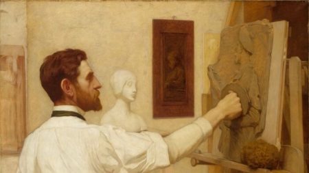 Augustus Saint-Gaudens, sculpteur américain de la fin du XIXe siècle, et la colonie de Cornish