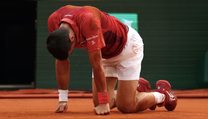 Novak Djokovic, le 3 juin 2024. (Photo: Clive Brunskill/Getty Images)