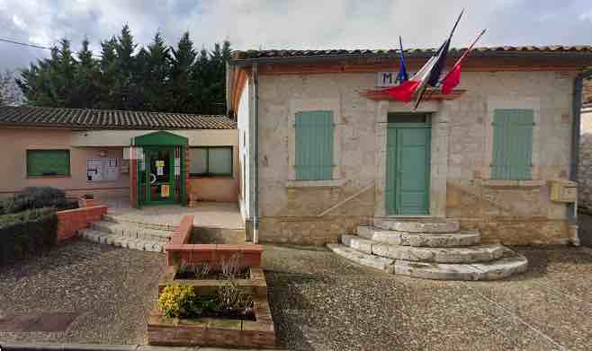 La mairie du village de Faudoas (Tarn-et-Garonne) où s'est passé le drame. Capture Google Maps.