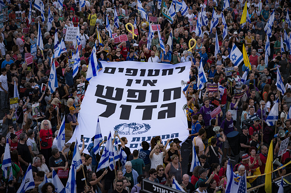 "Ça suffit !" : des manifestants israéliens demandent une trêve à Gaza