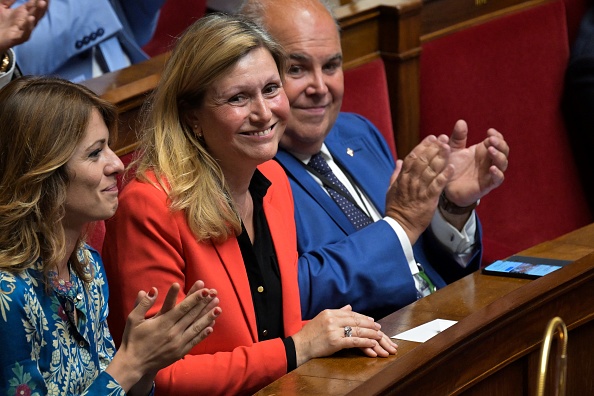 La députée Renaissance et présidente de l'Assemblée nationale nouvellement réélue Yaël Braun-Pivet. (BERTRAND GUAY/AFP via Getty Images)