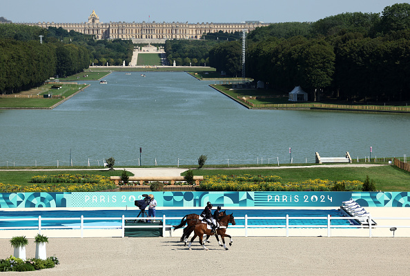 Château de Versailles le 29 juillet 2024.  (Mike Hewitt/Getty Images)
