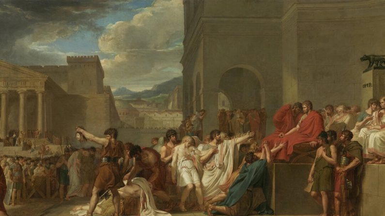 "Brutus condamnant ses fils à mort", vers 1788, par Guillaume Lethière. The Clark Art Institute, Massachusetts. (The Clark)