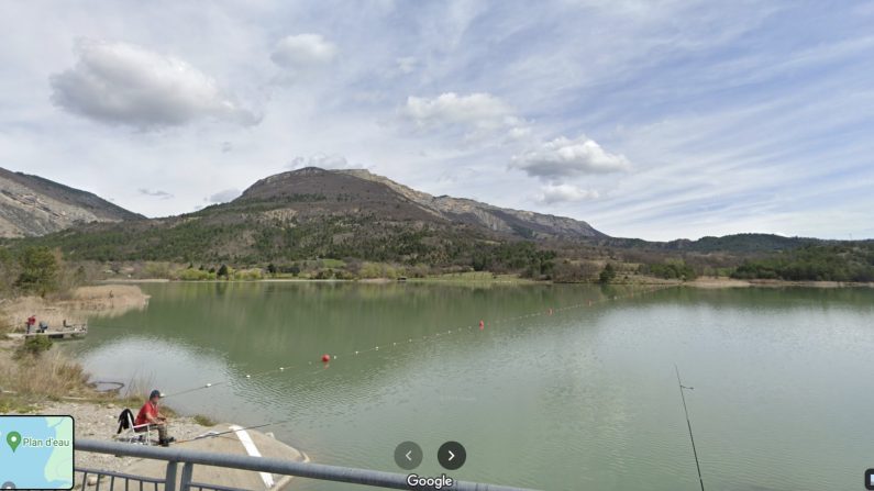 Plan d'eau du Riou, Garde-Colombe. (Capture d'écran Google Street View)
