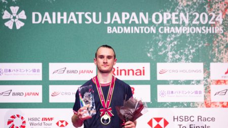 Badminton : exploit majeur d’Alex Lanier 19 ans, premier Français vainqueur du tournoi du Japon