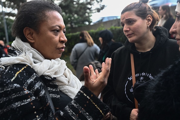 La maire de Vaulx-en-Velin, Hélène Geoffroy, remet en cause la stratégie de la direction du Parti depuis ces trois derniers mois qui a mené à un « champ de ruines ». (Photo OLIVIER CHASSIGNOLE/AFP via Getty Images)